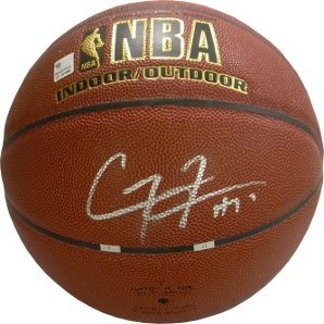 Corey Maggette Autographed/Hand Signed Indoor/Outdoor Basketball minor smudge
