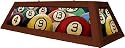 Pool Table Light Box Style Rack Em Mahogany Stain