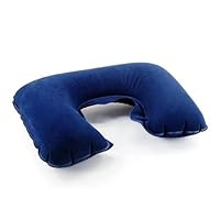 SODIAL(TM) Travel Inflatable Neck Travel Pillow Head Rest Cushion