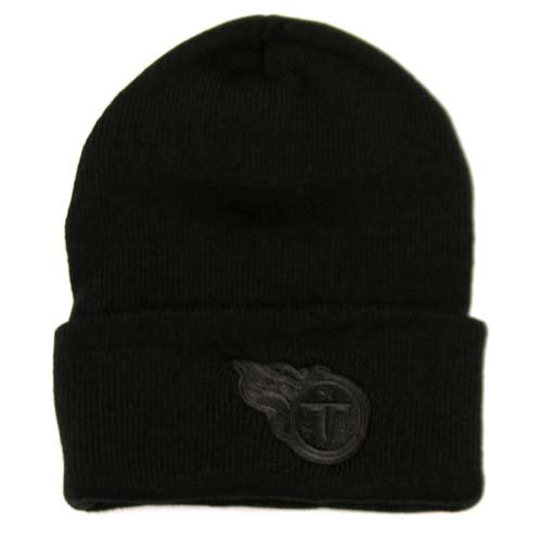 Tennessee Titans Black Tonal Beanie