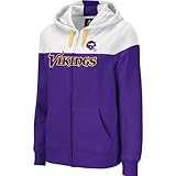 IMAGE OF Reebok Minnesota Vikings Women's Football Full Zip Hooded Sweatshirt Extra Large