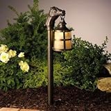 Indoor Fountains item: Kichler Lighting 15393OZ Kentucky 1-Light 12-Volt Landscape Path & Spread Light, Olde Bronze with Light Linen Glass
