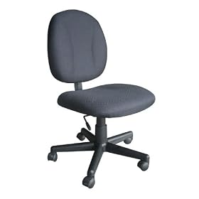 Tecno Seating 133TBLK Sympal Computer Chair in Black Fabric by Tecno Seating