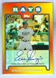 Evan Longoria Autograph 2008 Topps Baseball Red Hot Redemption Auto Card #17 / Tampa Bay Rays