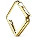 Apple Watch Case ZOEKO 38mm/42mm Super Thin PC Plated Cover Case Slim Premium Super/Exact Fit/Plastic Cover Snap On Hard Protective Case for Apple iWatch All Models(PC Case Gold 38mm)