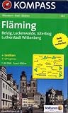 Fläming, Belzig - Luckenwalde, Jüterbog - Lutherstadt Wittenberg: Wandern/Rad. Mit touristischen Hinweisen. 1:50.000. GPS-genau