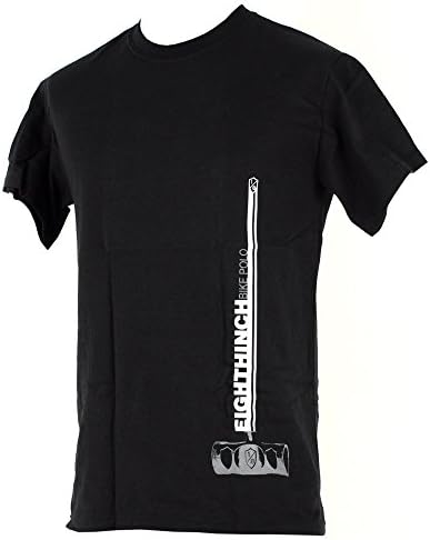 EIGHTHINCH FIXED GEAR TRACK POLO LOGO T-SHIRT MEDIUM