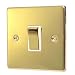 POLISHED BRASS INTERMEDIATE 6AMP LIGHT SWITCH C313PBW