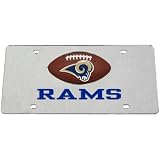 NFL St. Louis Rams Mirrored License Plate