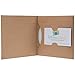 Paper CD or DVD and Business Card Holder Sleeve - 100 Pack (Kraft)
