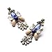 Fun Daisy Elegant Crystal Blue Fashion Earrings - ed00551