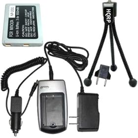 HQRP Battery Charger and Battery for Konica Minolta DiMAGE X, Xg, Xi, Xt, XtBiz, Xt Biz... by HQRP