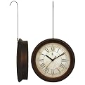 Metal Outdoor Wall Clock - Rustic