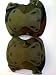 Flexible Paintball Knee Pads Camo Green Adjustable Size with Coolmax to keep knees dry