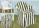 PATIO CHAIR COVERS WITH PADDED CUSHIONS (PK 2) - DRESS UP DRAB CHAIRS FOR YOUR GARDEN PARTIES.
