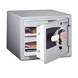 ~:~ SENTRY ~:~ Personal Electronic Keypad/Tubular Key Fire Safe, 84lbs, .8 Cu. Ft., Gray