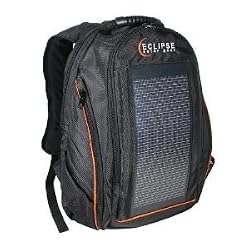 Eclipse Solar Backpack - Black/Orange