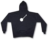 banjo silhouette logo Men's Hoodie Sweat Shirt Small thru 4XL