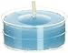 Zest Candle 50-Piece Tealight Candles, Turquoise Blue