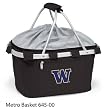 Washington Huskies NCAA "Metro Basket" (Black) (Digital Print Logo)