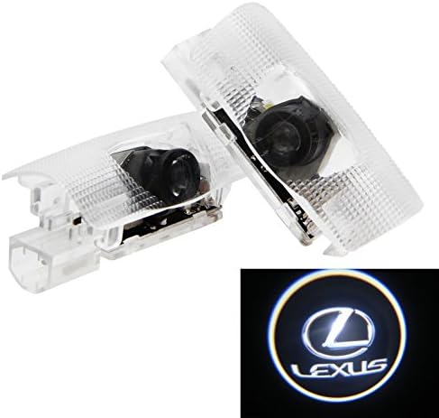 CAMHOHO 2pcs Car Door Logo Welcome Light Courtesy Shadow Ghost Lamp Projector Light for Lexus