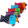 Peacock B014Set Batik Fish within a Fish Purse - Set of 5