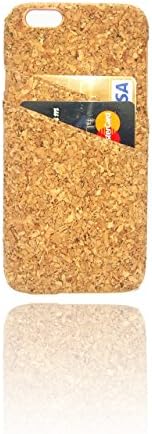 naturaism Cork iPhone 6S / iPhone 6 Case (2 Pockets for Cards) 4.7 Inch Natural Wood Cork 1-Piece Hard Case Cover (iPhone 6S)
