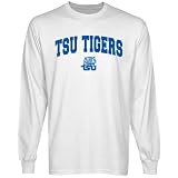 NCAA Tennessee State Tigers White Logo Arch Long Sleeve T-shirt-