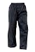 Regenhose Kids Packaway II black, black, 140