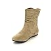 RADIANT TASTEFUL Women's New Fashion Casual Plain Shoe Hot Flat Heel Ankle Boots