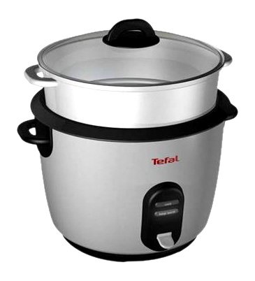 Tefal RK100815 Classic Rice and Multi Cooker, Chrome, 10 Cup Capacity
