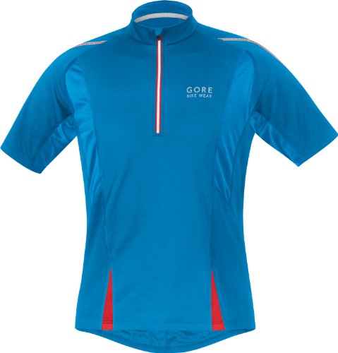 Gore Bike Wear Men's Countdown 2.0 Jersey, Splash Blue/Waterfall Blue, Large On Sale