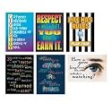 Trend TA6682 Argus large 13-3/8 x 9 poster combo pack, building character, 6/pack