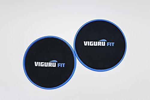 ShapespearTM Exercise Sliding Discs - Dual Sided Gliding Discs for Versatile Glute Core and Ab Training - Build a Better Booty