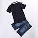 AJia® Little Boys' Clothing Sets Polo Tshirt and Denim Shorts Suit