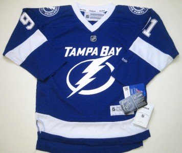 Tampa Bay Lightning Steven Stamkos Blue Youth Replica Jersey (Youth Small/Medium)