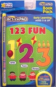 Active Pad 1-2-3 Fun Interactive Counting Book and Cartridge