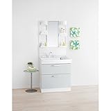 TOTO LDCF075BCGES2G + LMCF075B1GFC2G （洗面化粧台 + 一面鏡750mmセット）寒冷地タイプ