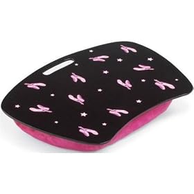 Ballet Slipper Theme Lap Desk with Pillow
