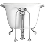 Elizabethan Classics ECDOSLCP Model DOSL Double Offset Bath Supplies, Chrome