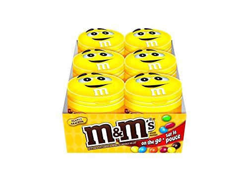 M&M's Peanut Chocolate Bottle 100g, 6-Count