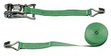 Eurofarm 3712 Zurrgurt zweiteilig, 6 m/25 mm im Blister gruen