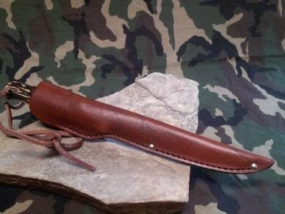 Schrade Uncle Henry Fillet 10 1/4" Knife Stag Fishing Fish Sheath