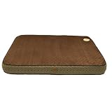 K&H Orthopedic Superior Pet Bed, Large 40-Inch by 50-Inch, Mocha Paw Bone Print