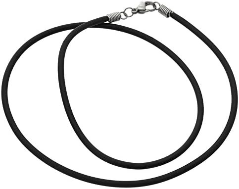 2.5mm Black Plain Cord Necklace