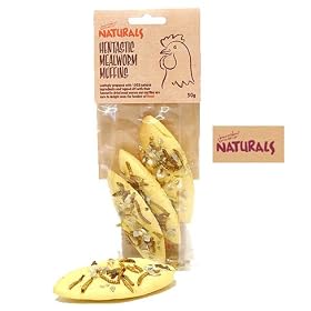 (Boredom Breakers) NATURALS Hentastic Mealworm Muffins (30g)