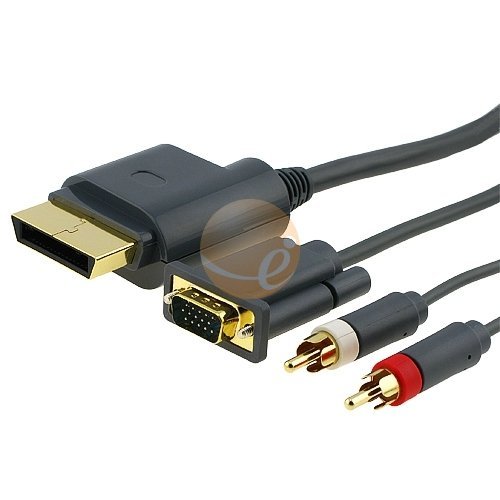 Xbox 360 HD VGA Audio/Video Cable 6ft
