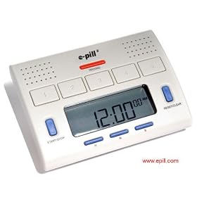 e-pill� 5 Alarm Voice Timer. Five Interval Timers each with Recordable Loud Voice Alarm.... by e-pill Medication Reminders