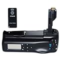 Polaroid Batteriegriff / Battery Grip / Vertikaler Ausl�ser f�r Canon EOS 7D mit LCD Display und Fernausl�ser