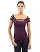 PattyBoutik Women's Cut Out Stretch Blouse Top